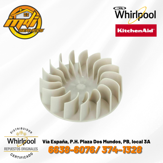 TURBINA BLOWER SECADORA WHIRLPOOL ORIGINAL FSP 696426